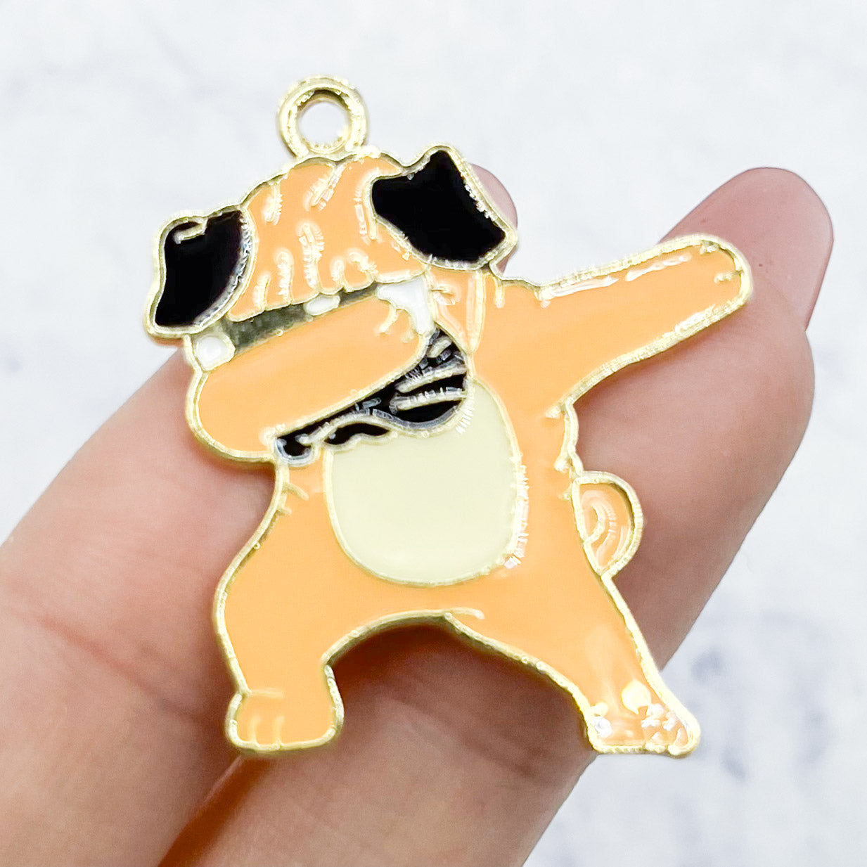 32mm Dabbing Dog Charm U25