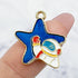 0.75 Inch Astronaut with Blue Star Charm G2