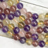 8mm Amethyst Golden Healer Bead Strand