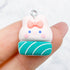 22mm Pink Bunny Acrylic Charm A15