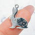 18mm Silver Bunny Charm K27