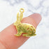 18mm Gold Bunny Charm M27