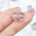 10mm Light Rainbow Fluorite Plump Heart Focal Bead V6