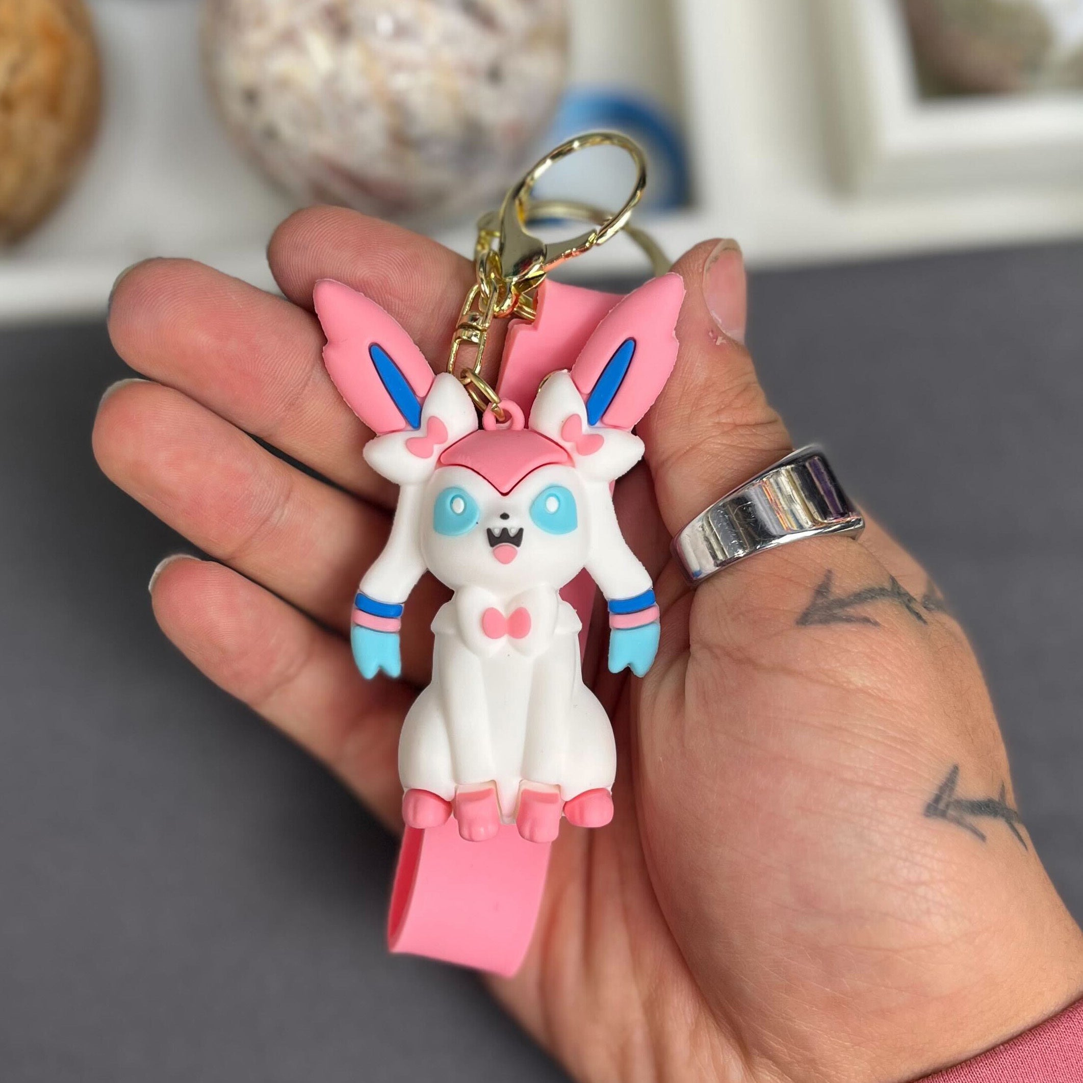 82mm Sylveon Keychain G5