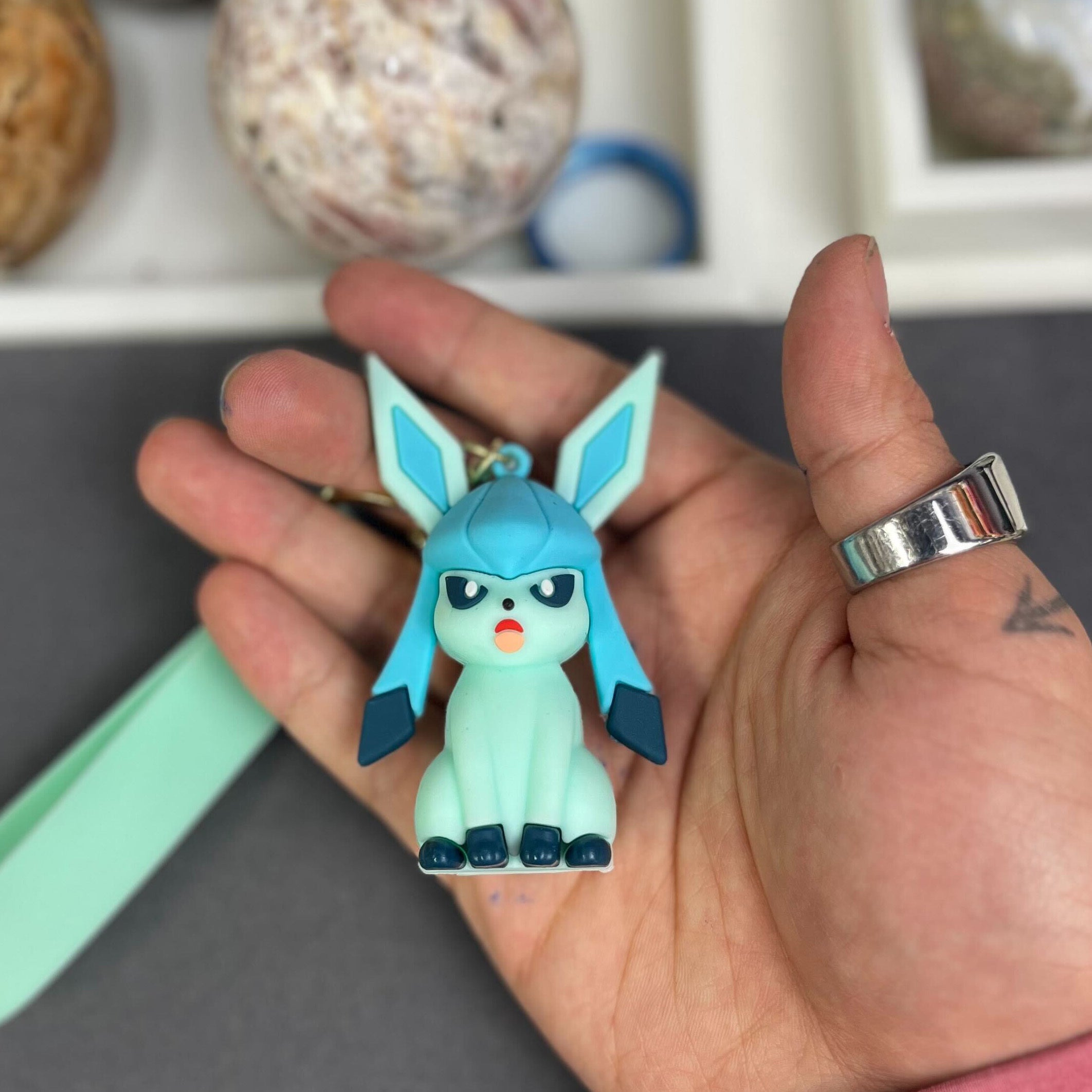 82mm Glaceon Keychain J5