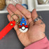 40mm Squirtle Ontop of Pokeball Keychain U5