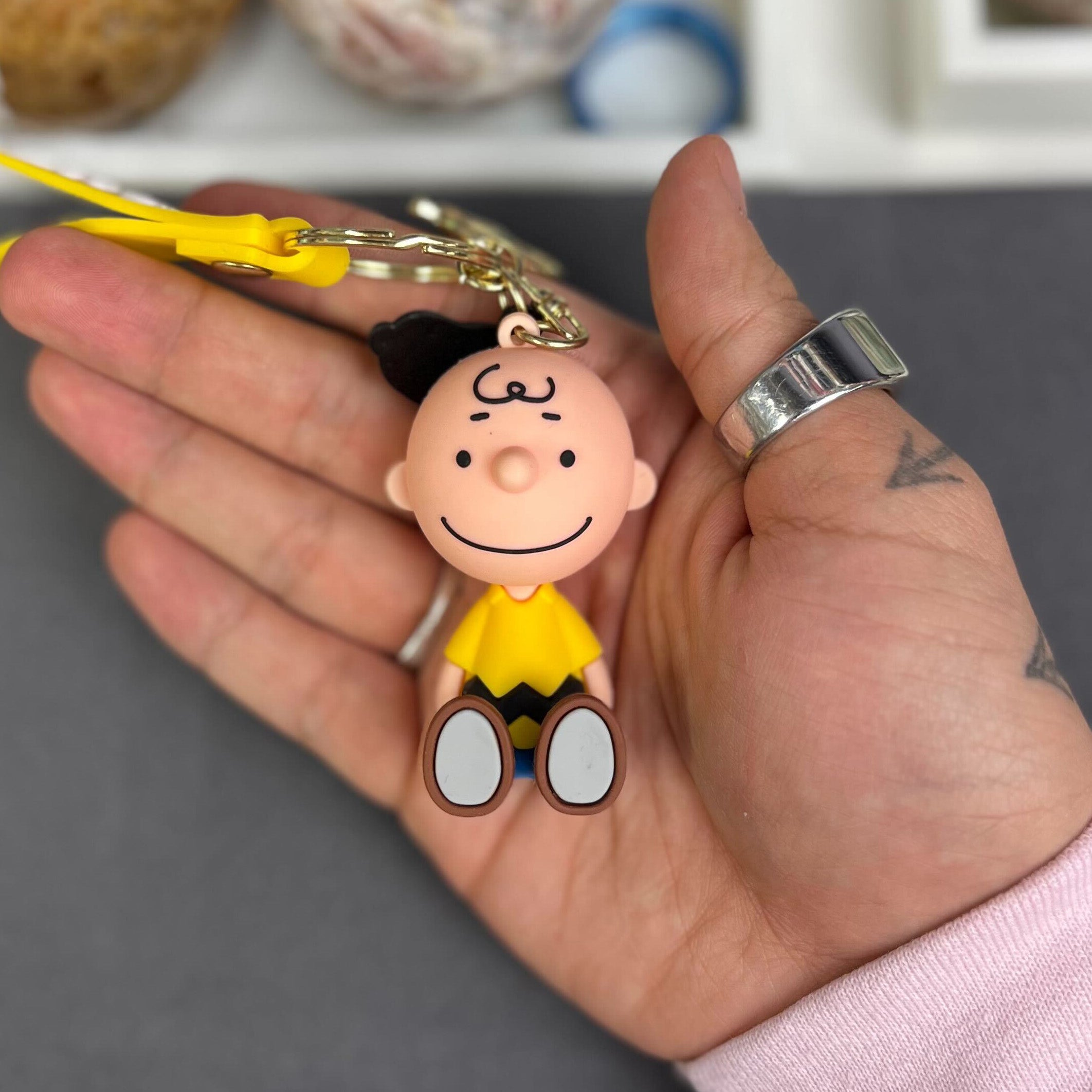 50mm Charlie Brown (Charlie Brown) Keychain Q5