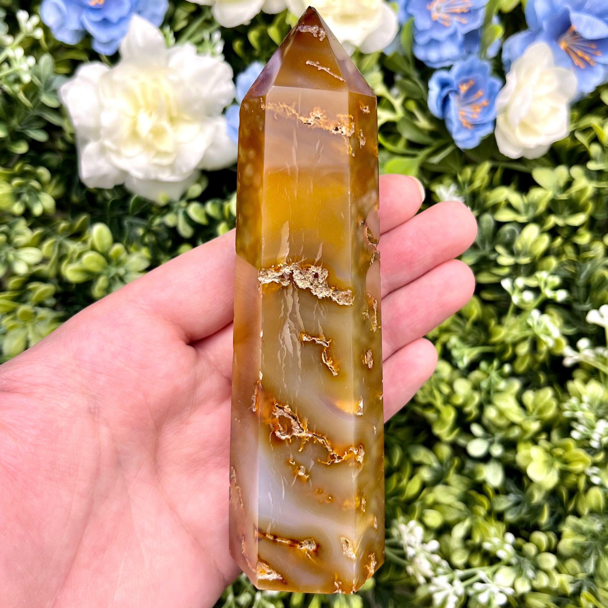 5 Inch Agate Tower W39 - Discounted