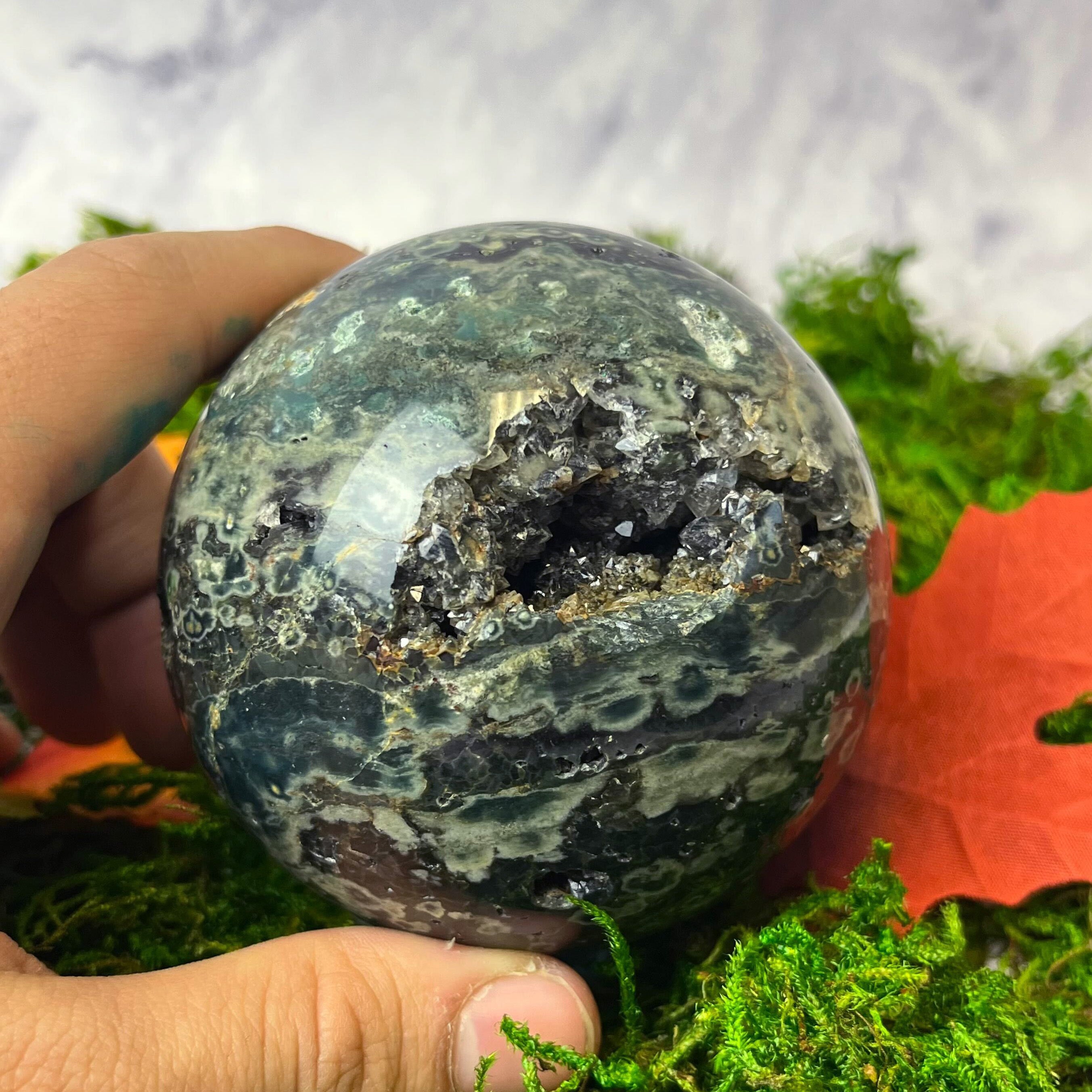 3 inch Orbicular O.J. Sphere K144