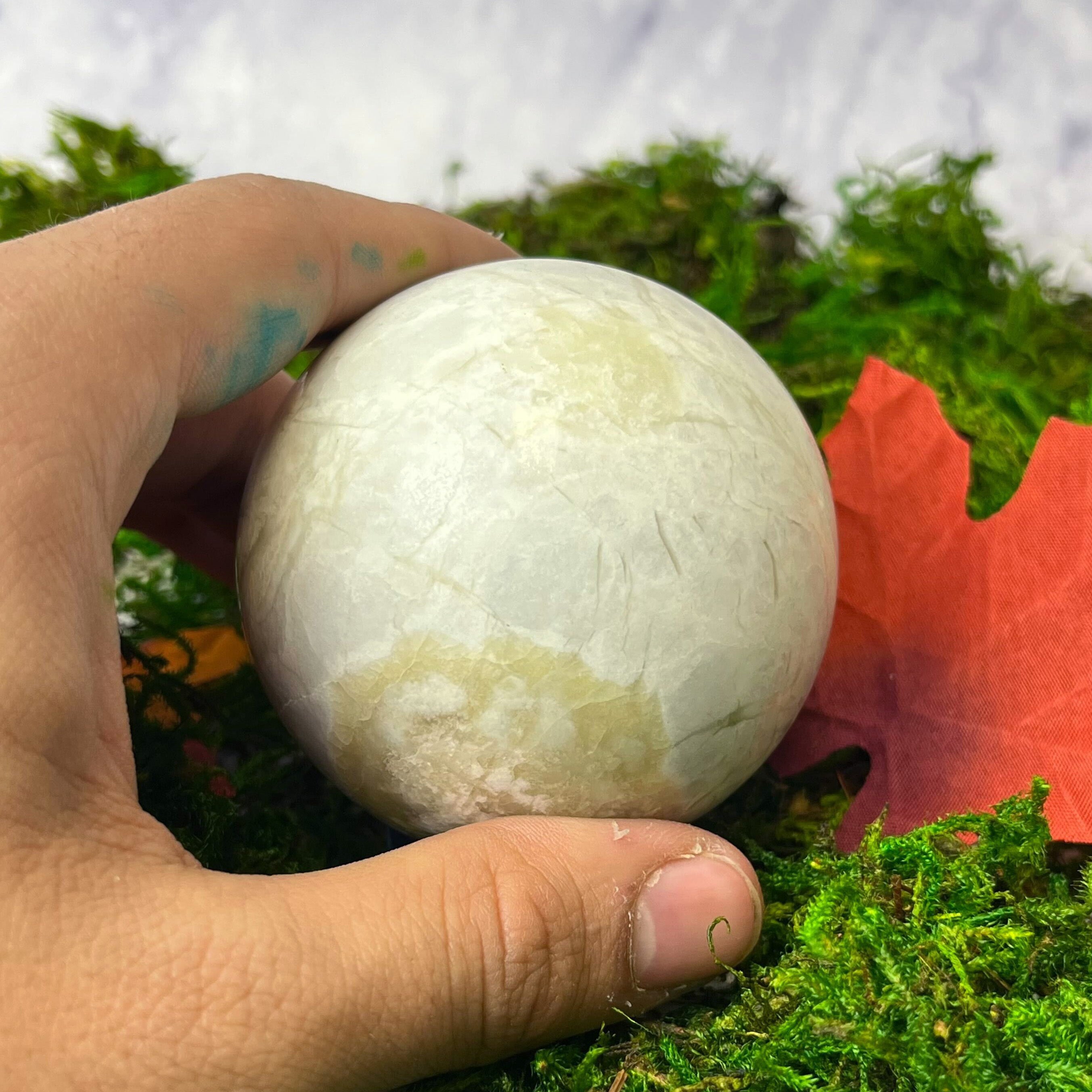 2.5 inch Light Serpentine Sphere T49