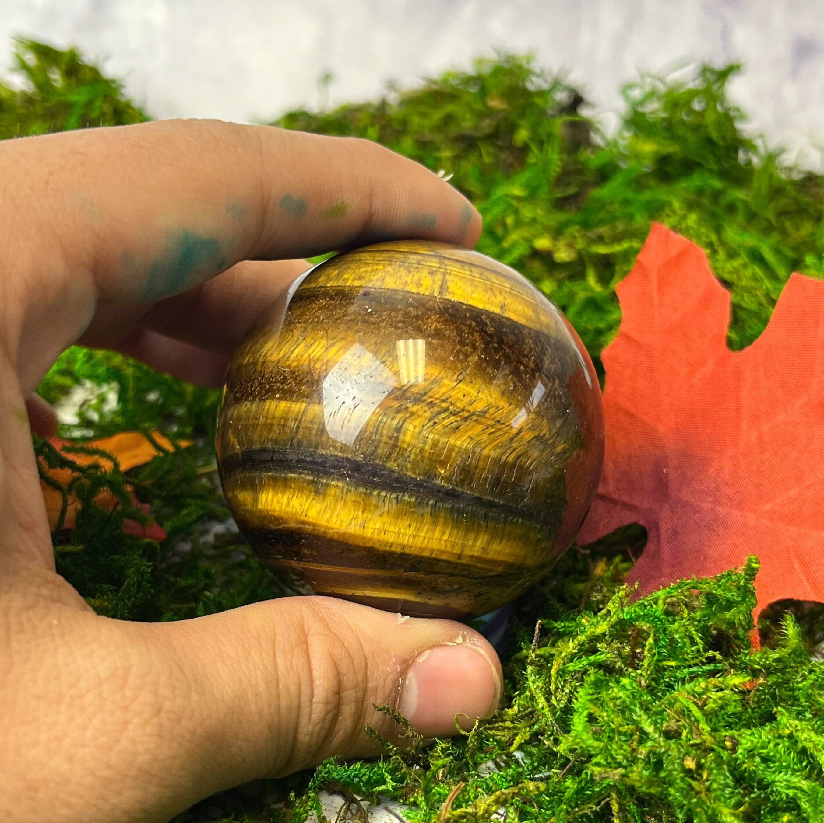 1.5 inch Tigers Eye Sphere B45