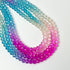 8x6mm Faceted Rondelle Candy Floss Gradient Crystal Bead Strand $5.25