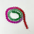 8x6mm Faceted Rondelle Jungle Juice Gradient Crystal Bead Strand $5.25