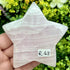 3.25 Inch Mangano Calcite Star Carving R43