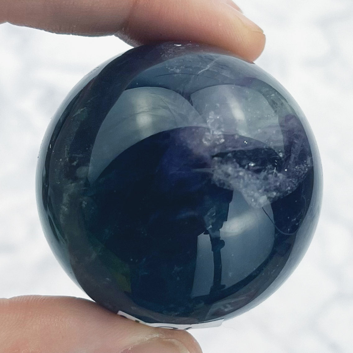 1.5 Inch Rainbow Fluorite Sphere N36