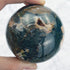 2.25 Inch Carnelian Moss Agate Sphere H94