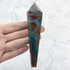 4.5 Inch Carnelian Moss Agate Wand Q25