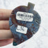 2.75 Inch Ocean Jasper Leaf Carving