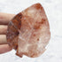 3 Inch Fire Quartz Leaf Carving H48