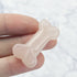 1.25 Inch Rose Quartz Bone Carving