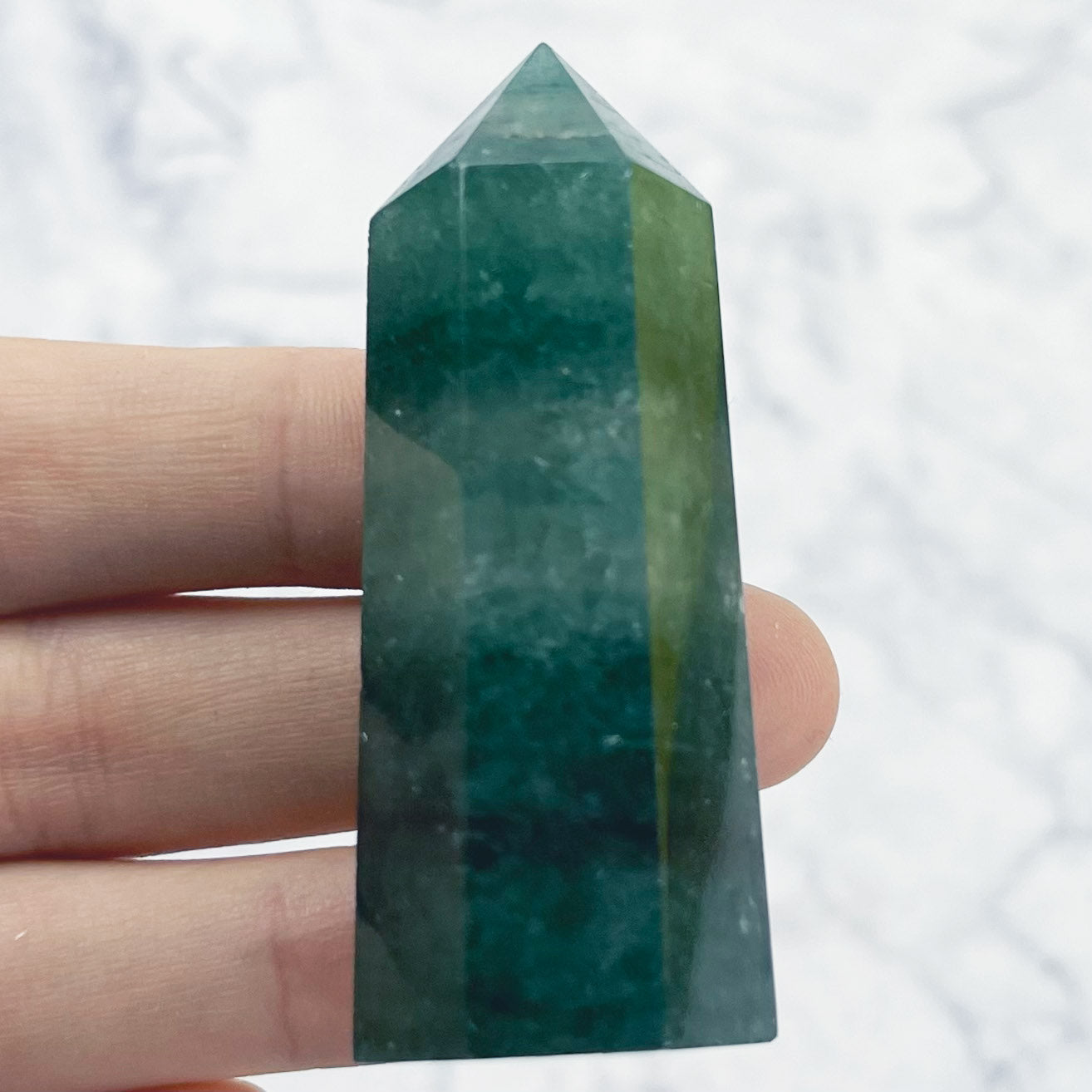 2.5 Inch Green Strawberry Quartz Tower S13