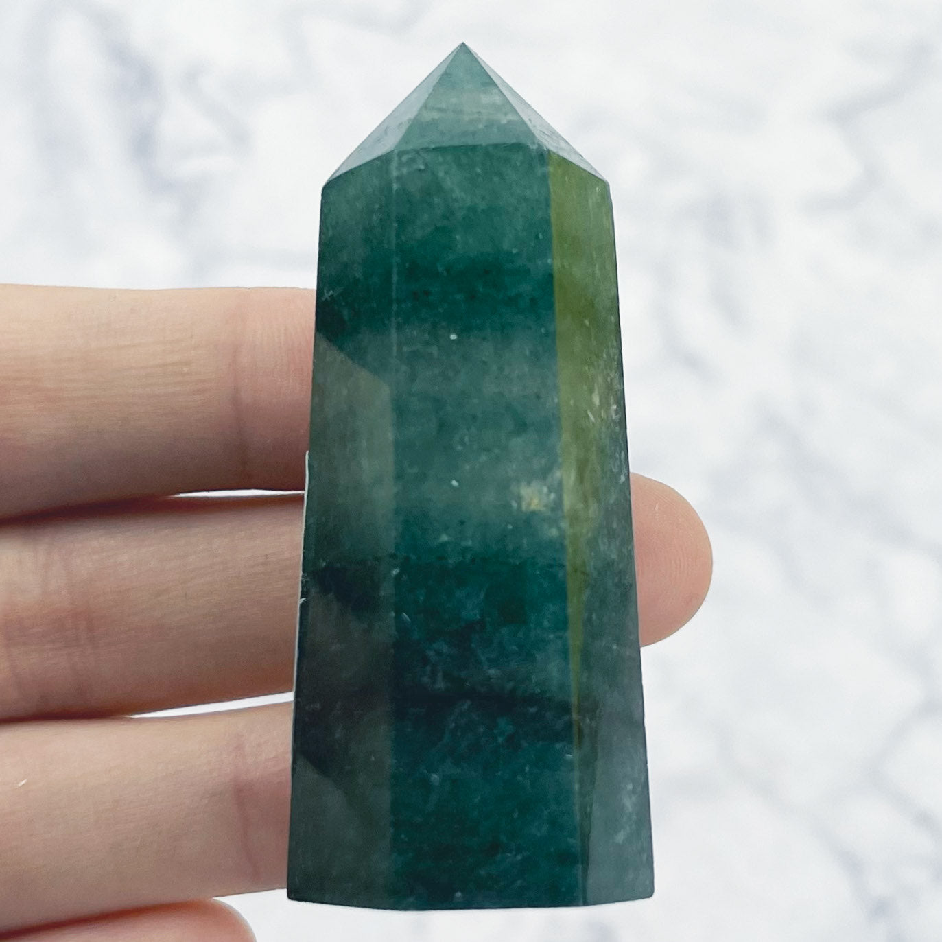 2.5 Inch Green Strawberry Quartz Tower S13