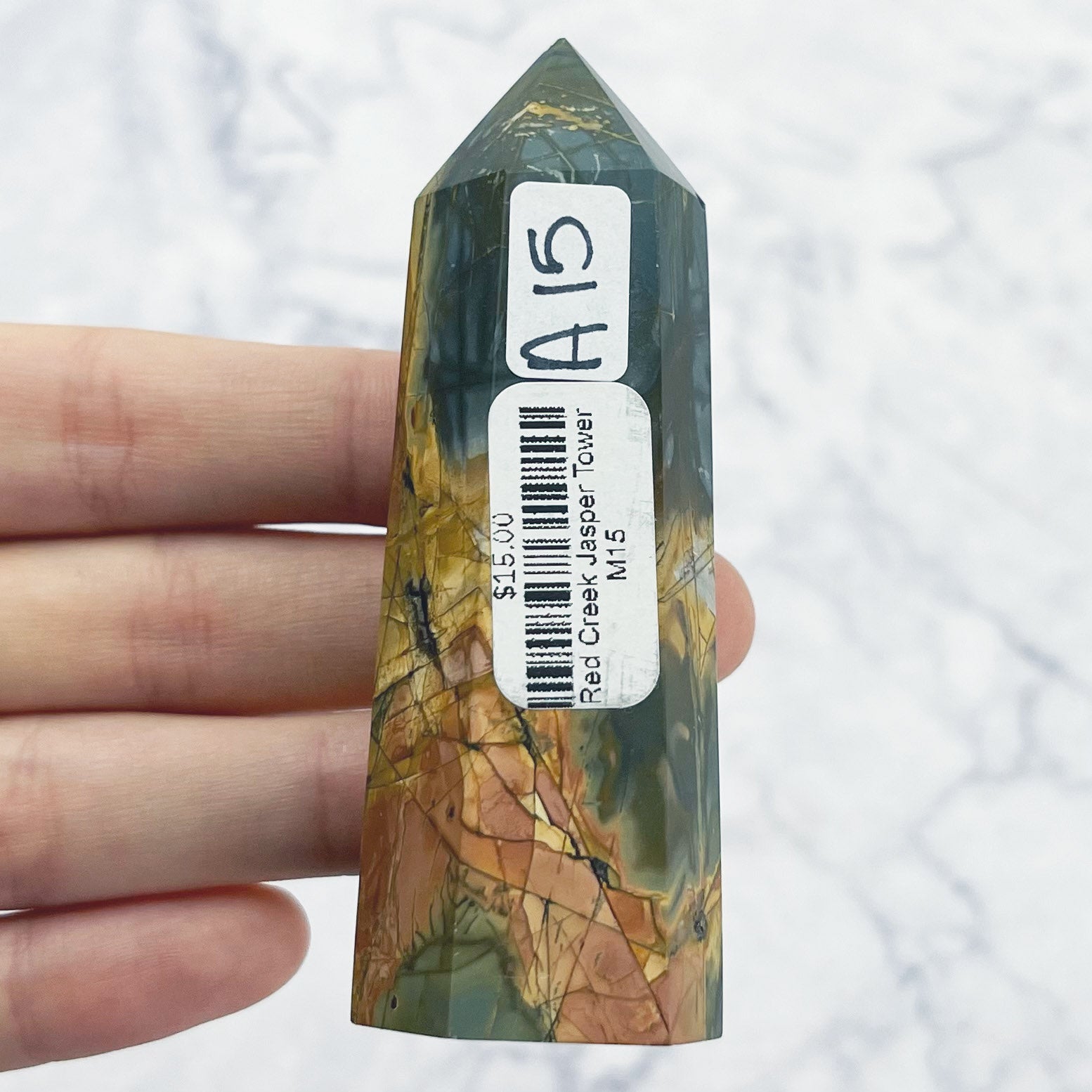 3.25 Inch Red Creek Jasper Tower A15