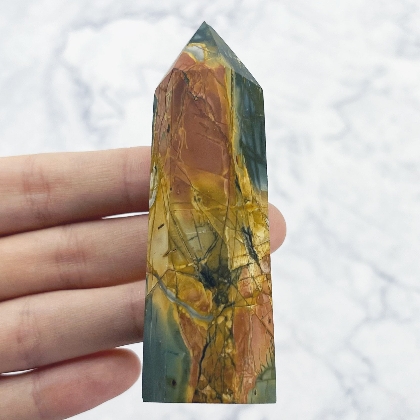 3.25 Inch Red Creek Jasper Tower A15