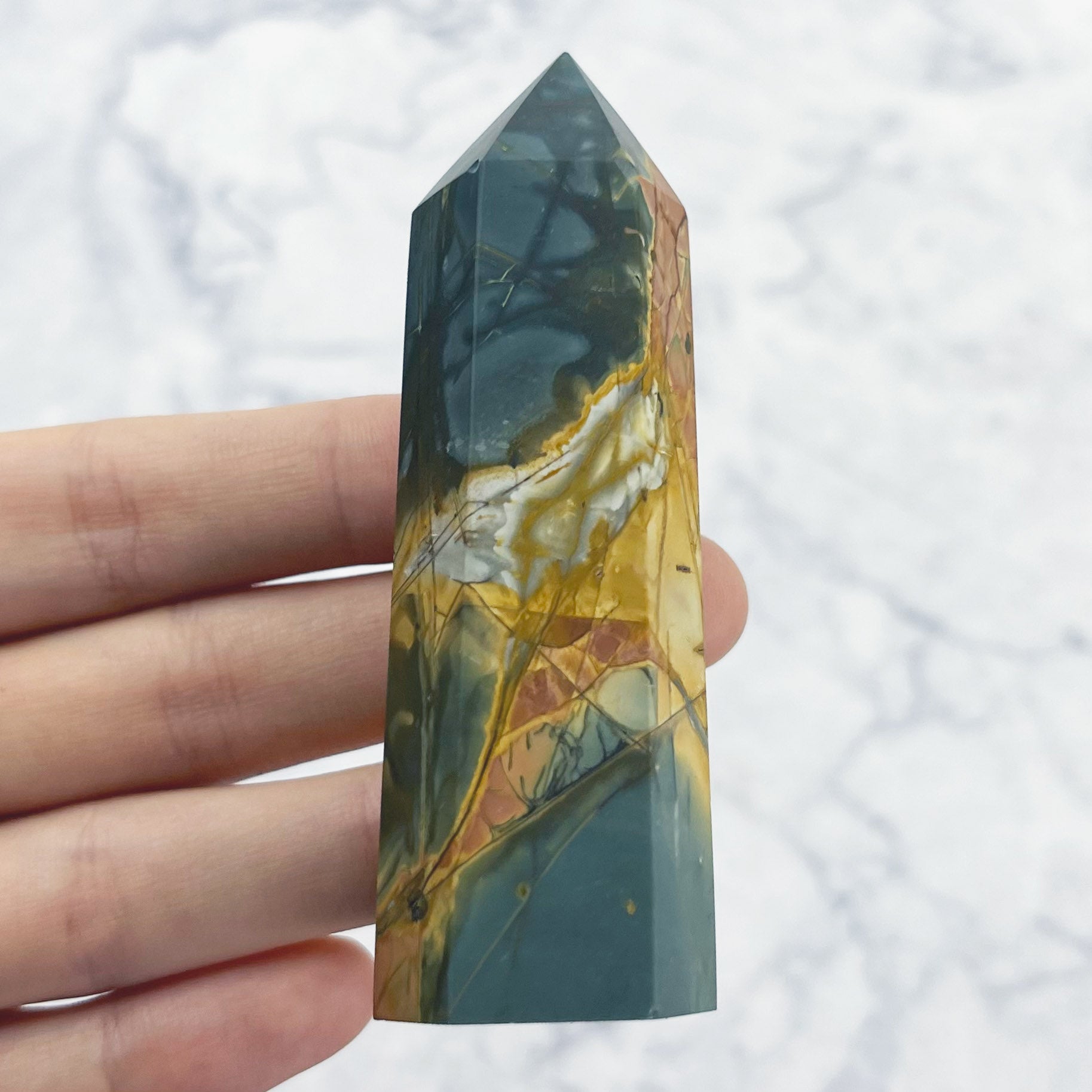 3.25 Inch Red Creek Jasper Tower A15