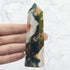 3.75 Inch Carnelian Moss Agate Tower V13