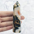 3.75 Inch Carnelian Moss Agate Tower V13