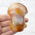 2.5 Inch Carnelian Mushroom Carving E36