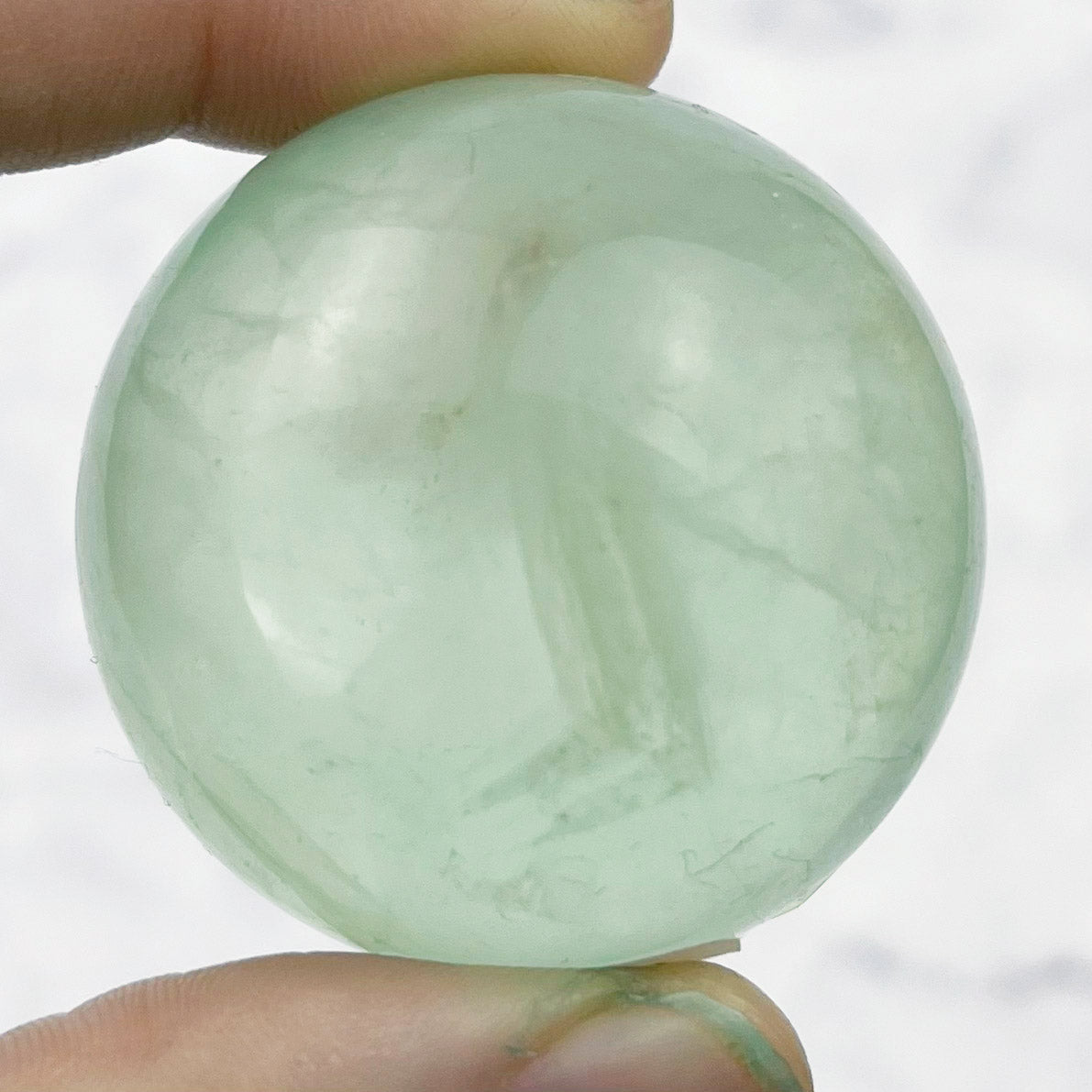 1.5 Inch Green Fluorite Sphere S12