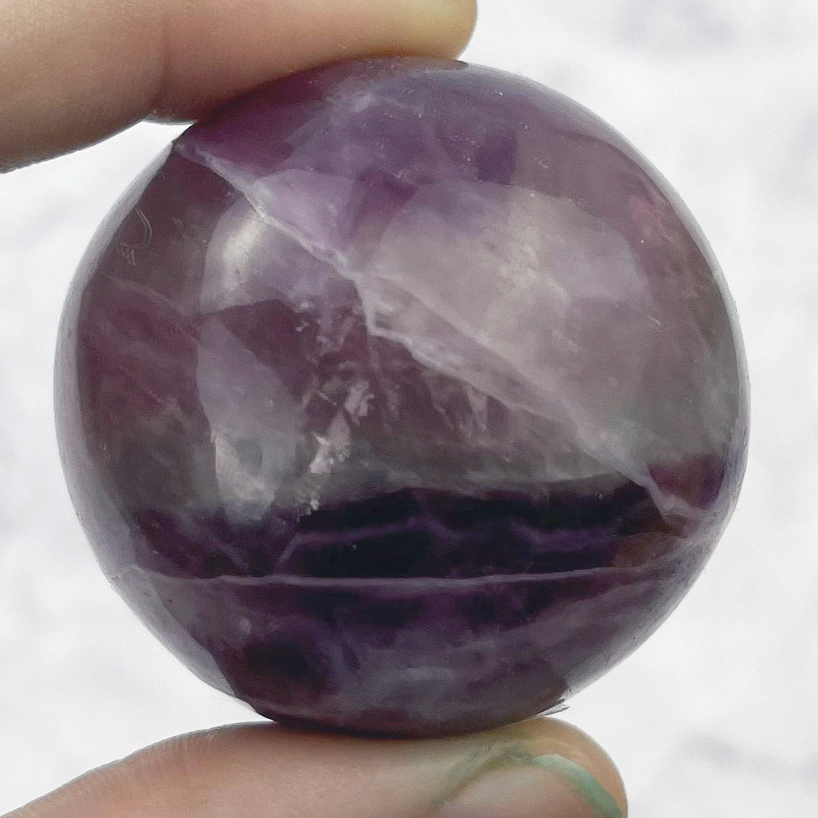 1.5 Inch Purple Fluorite Sphere F15