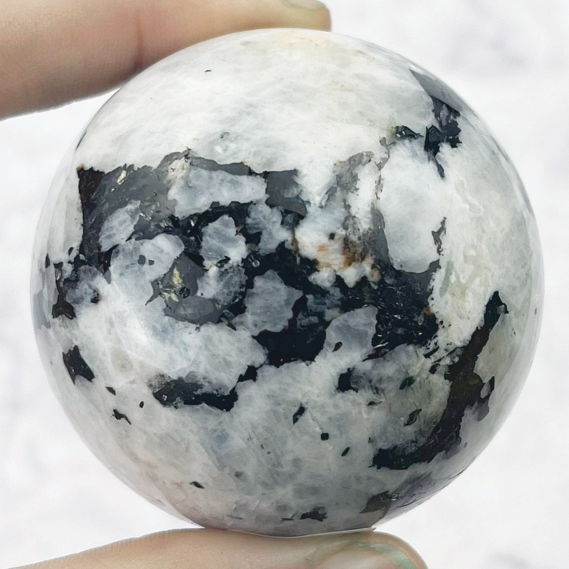 2 Inch Rainbow Moonstone Sphere C62