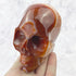 3.5 Inch Carnelian Skull Carving Y115