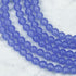 6mm Dyed Purple Chalcedony Bead Strand