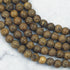 6mm Wenge Wood Bead Strand