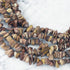 Petrified Wood Chip Bead Strand F10