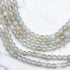 4mm Grey Agate Bead Strand R6