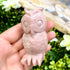 3 Inch Pink Opal Owl Carving B122