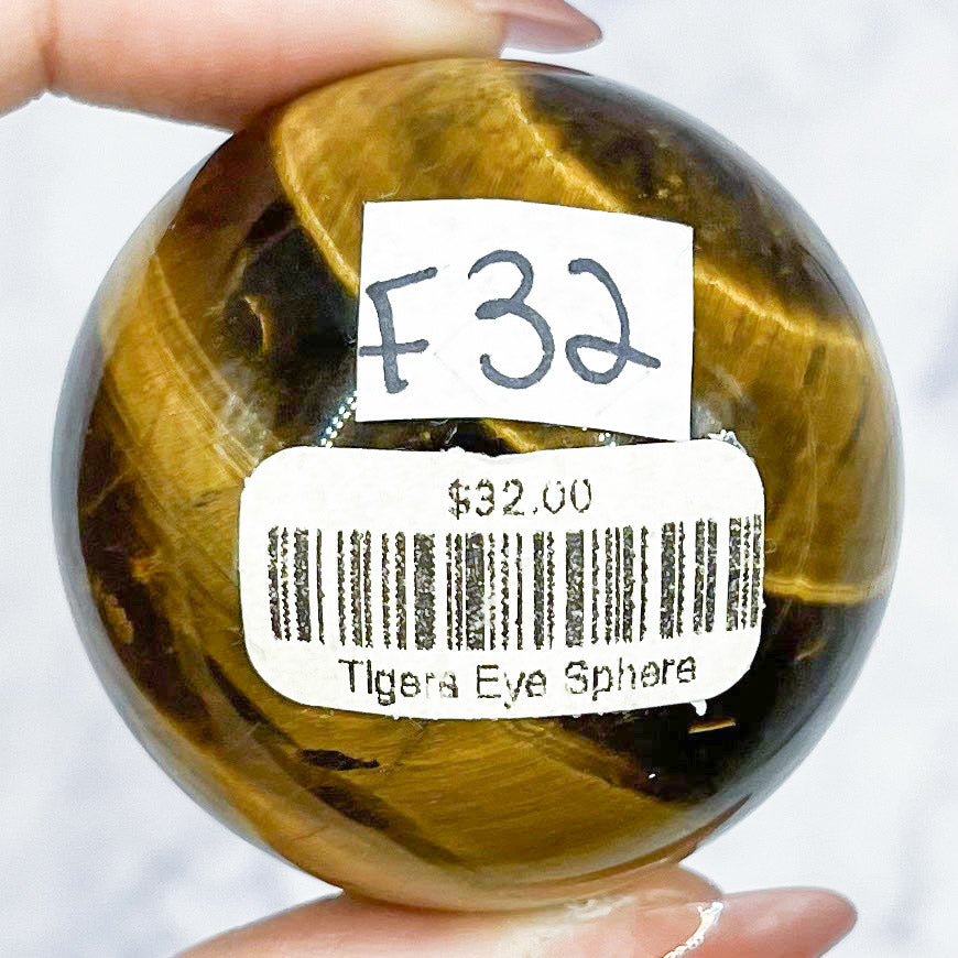 Tigers Eye Sphere $32