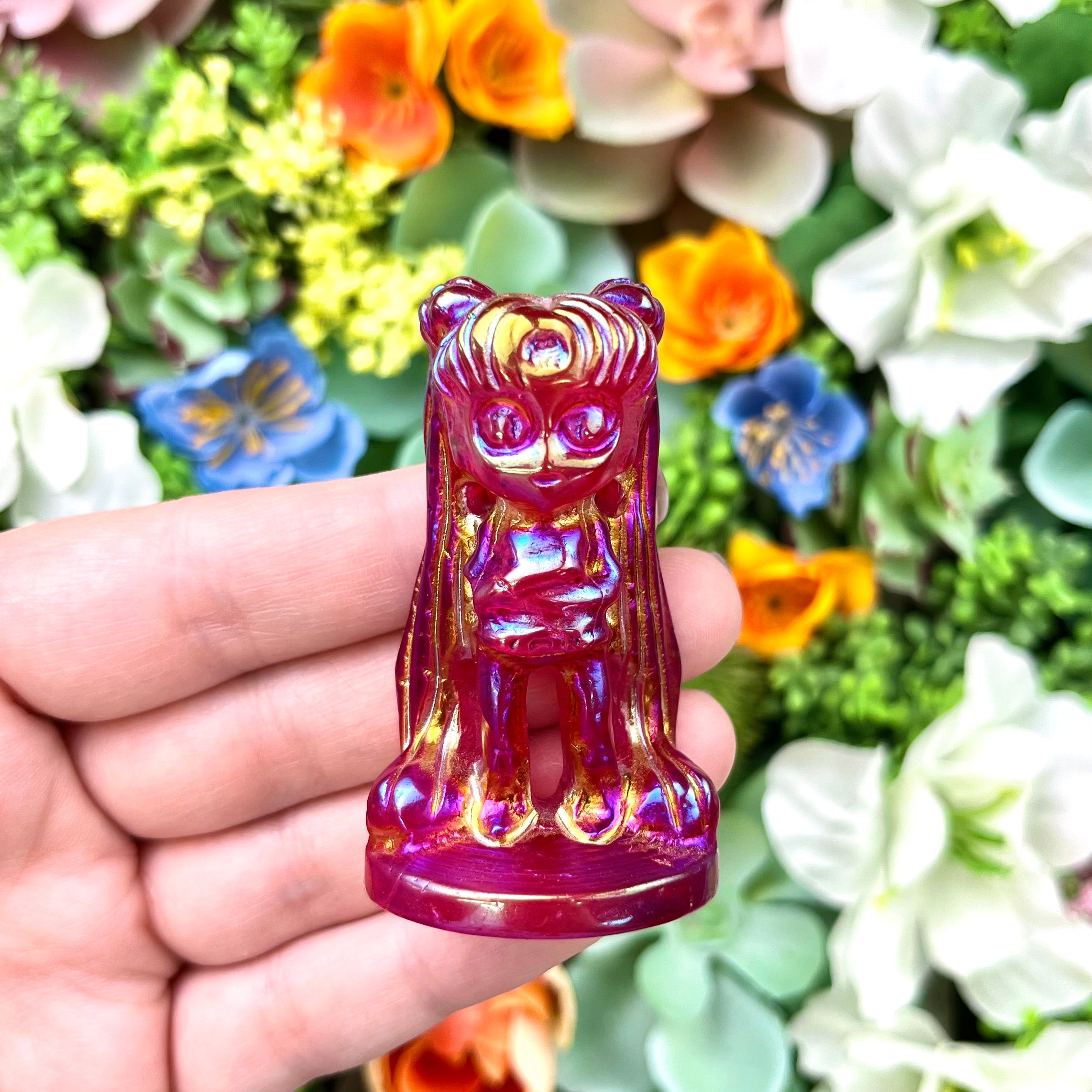 2 Inch Dyed Glass Sailor Moon N50