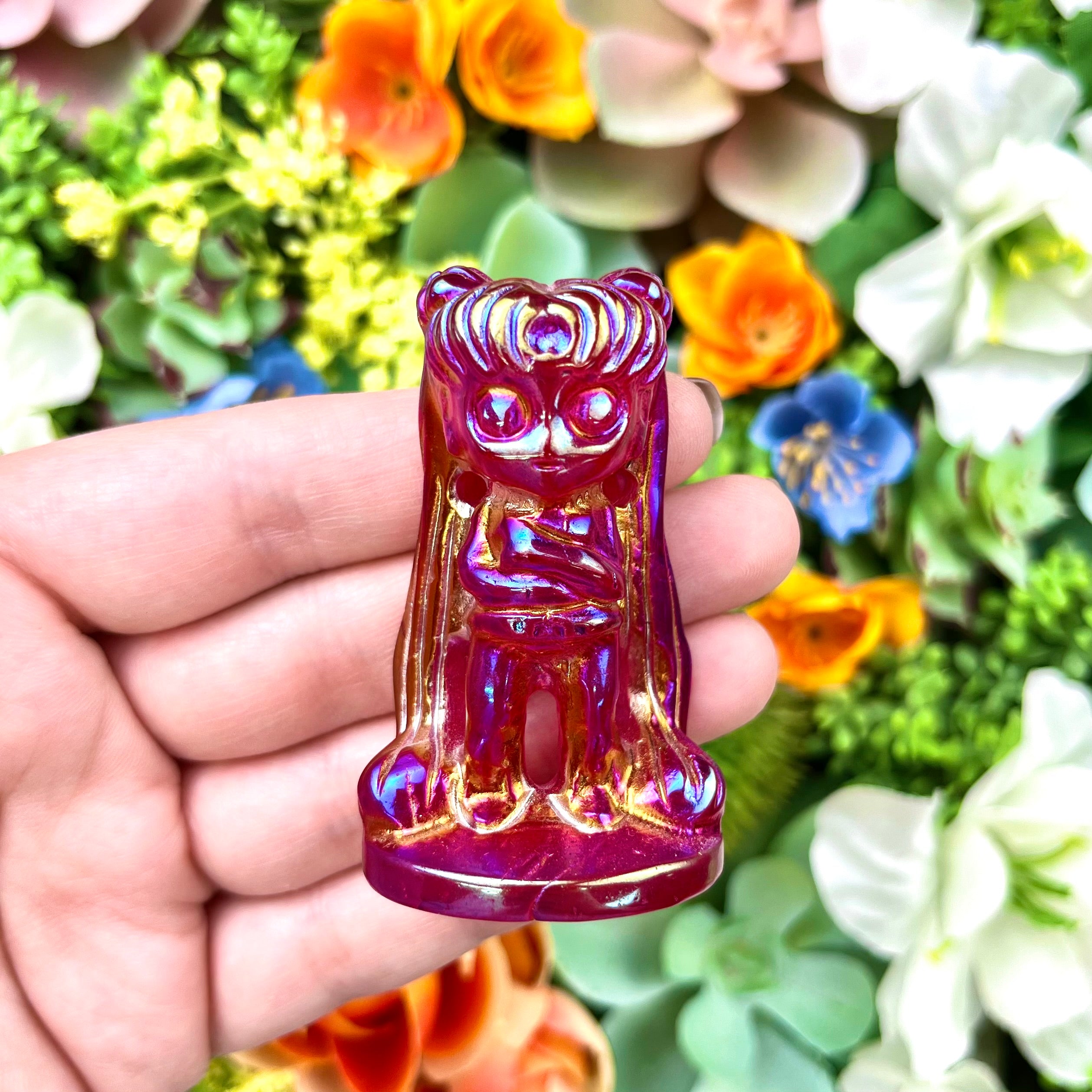 2 Inch Dyed Glass Sailor Moon L50