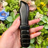 6 Inch Obsidian Knife Carving G65