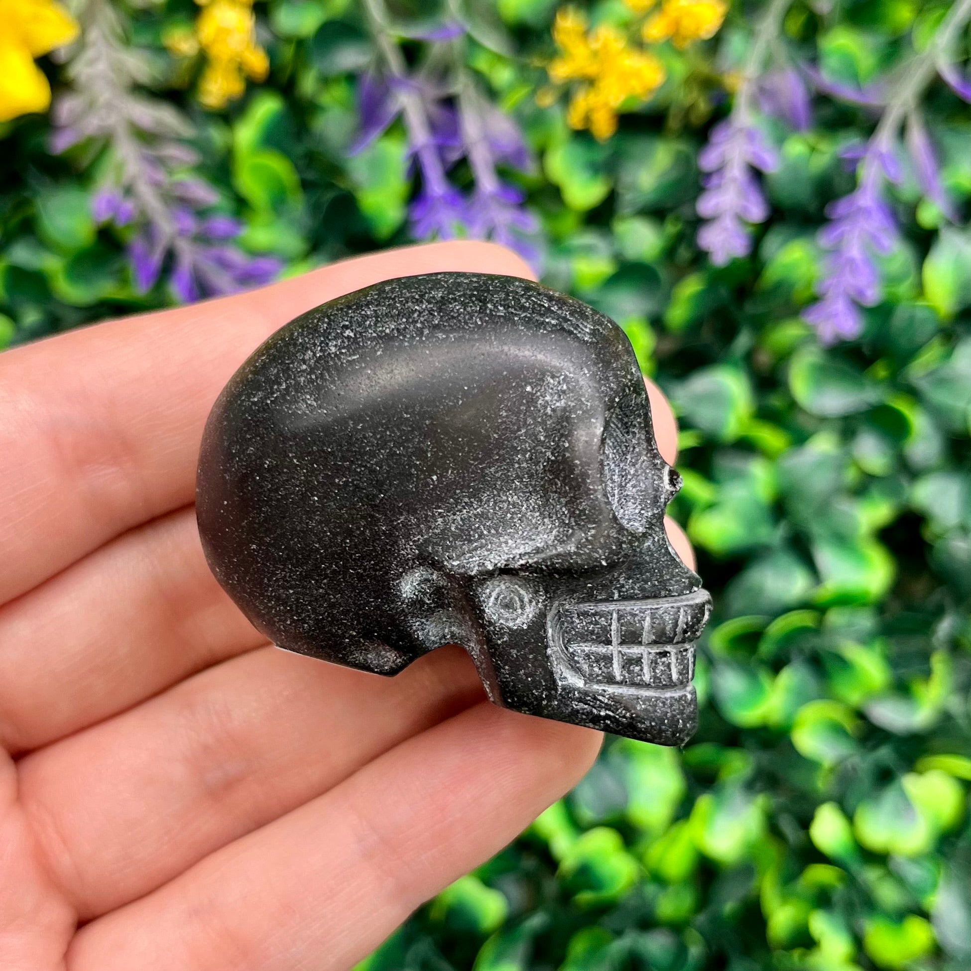 1.5 Inch Black Obsidian Skull Z26