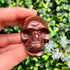 1.75 Inch Brecciated Red Jasper Skull M32