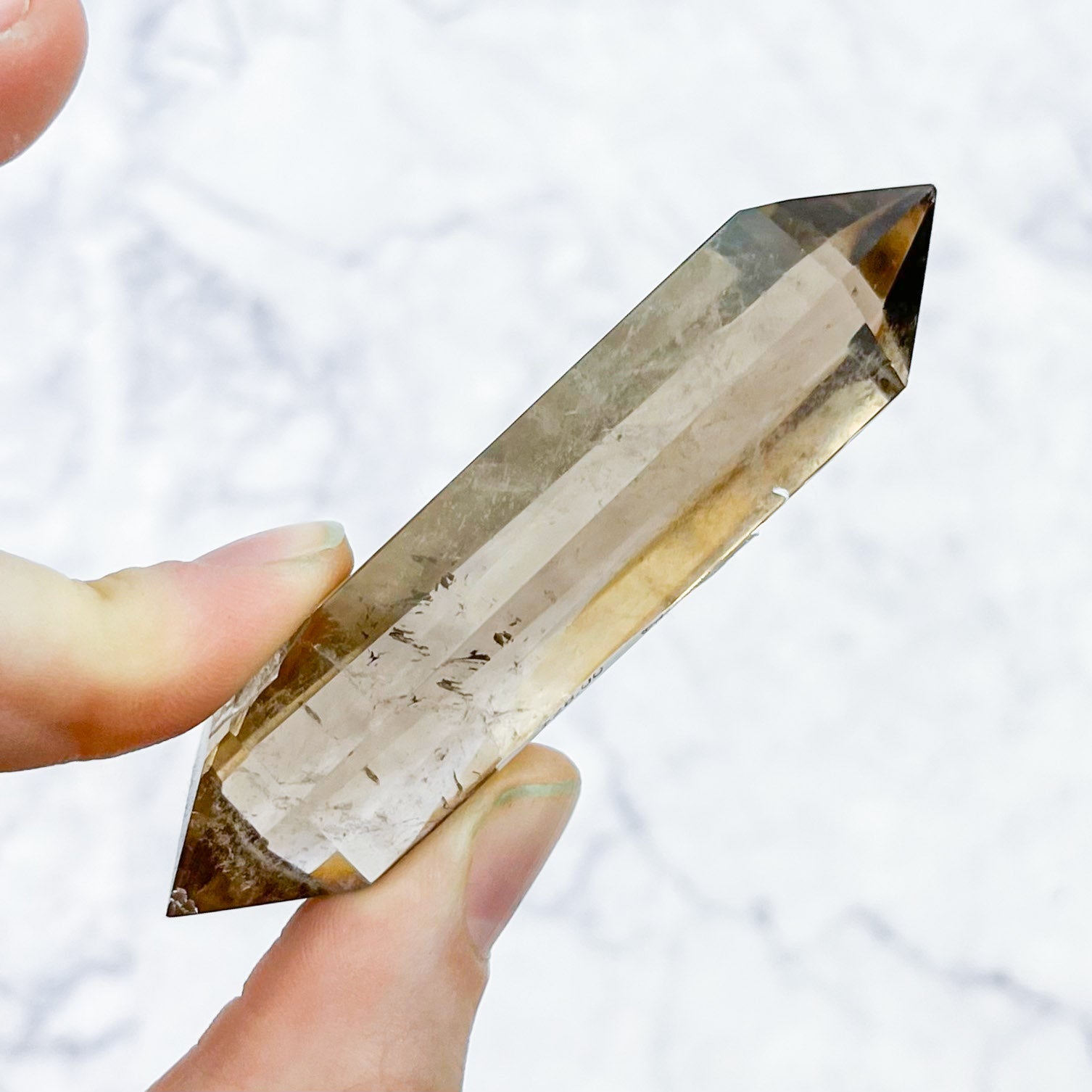 3.25 Inch Smoky Quartz Double Point Y28
