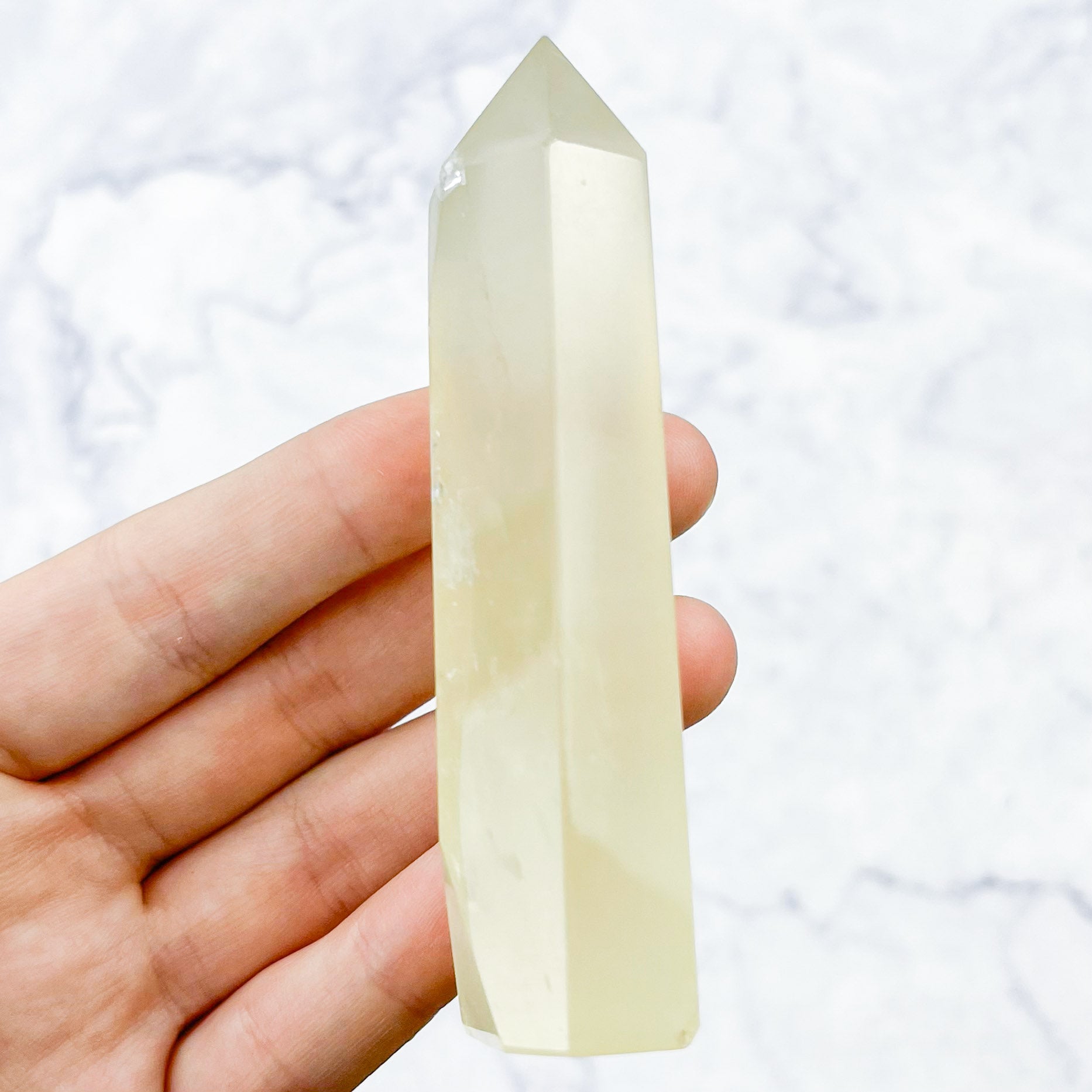 3.75 Inch Honey Calcite Tower M39