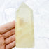 4 Inch Honey Calcite Tower A68